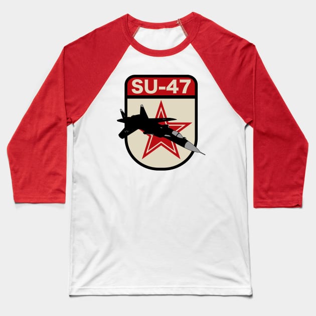 Sukhoi Su-47 Berkut Baseball T-Shirt by TCP